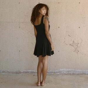 DÔEN Porto Dress Size Small, Black NWT